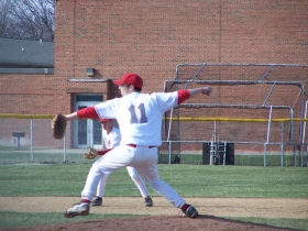 Kyle Hopwood, starting pitcher for the Sinclair Pride, tried his hand at playing basketball for Urbana University before transferring to Sinclair to play baseball. "I was missing baseball too much," Hopwood said. --contributed photo