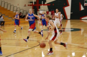 The Lady Pride extended their winning streak to four after defeating Miami Middletown 61-55. Sophomore guard Chelcie Gullet (pictured) had 20 points and eight rebounds.