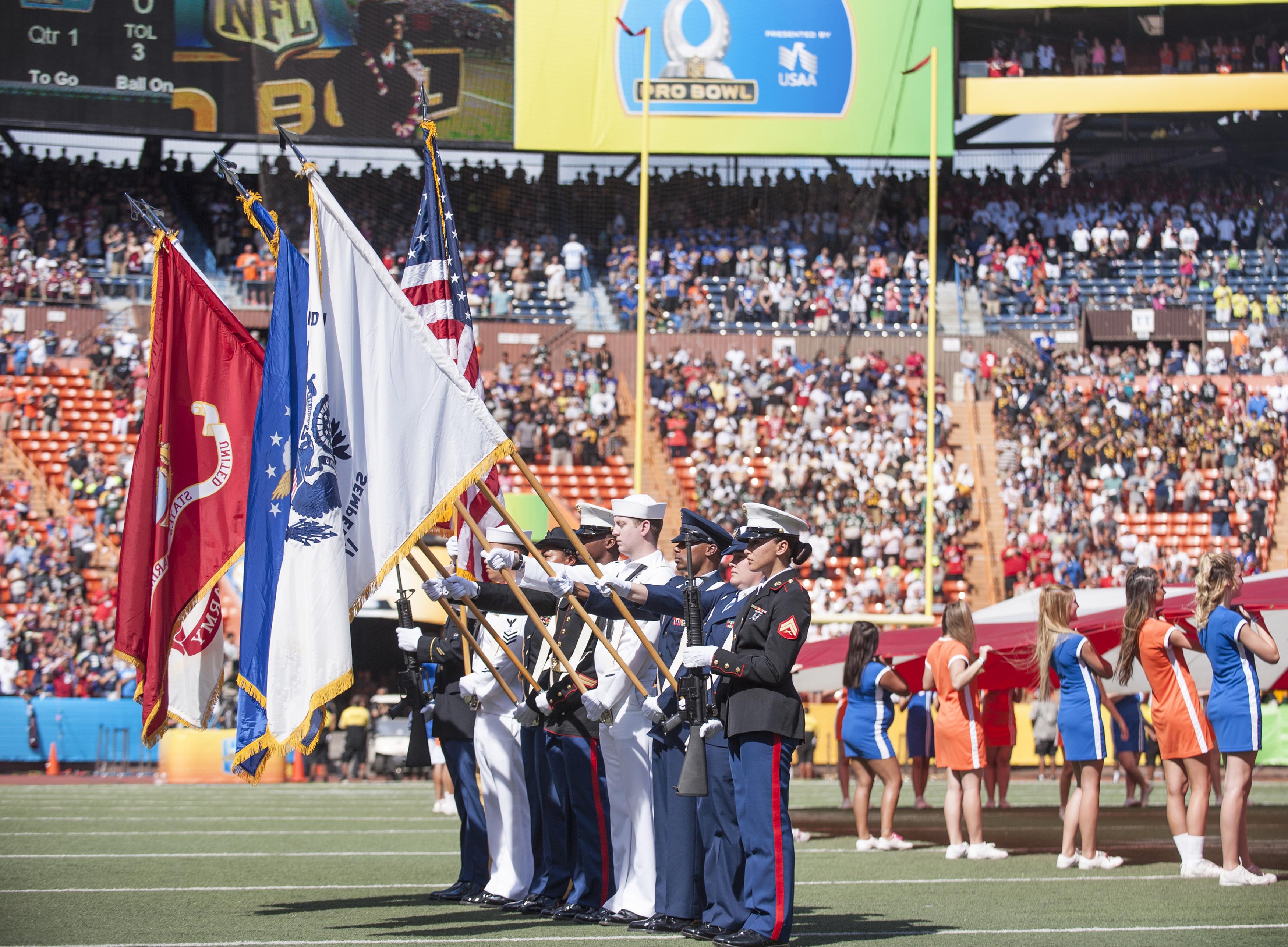 Service members support 2016 NFL Pro Bowl