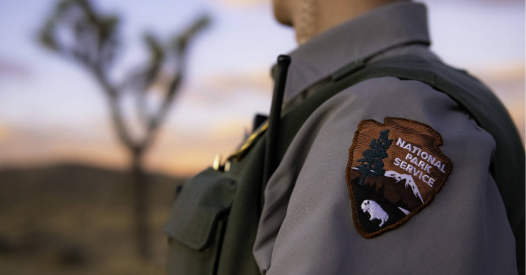 Picture of National Park Service officer. NPCA.ORG